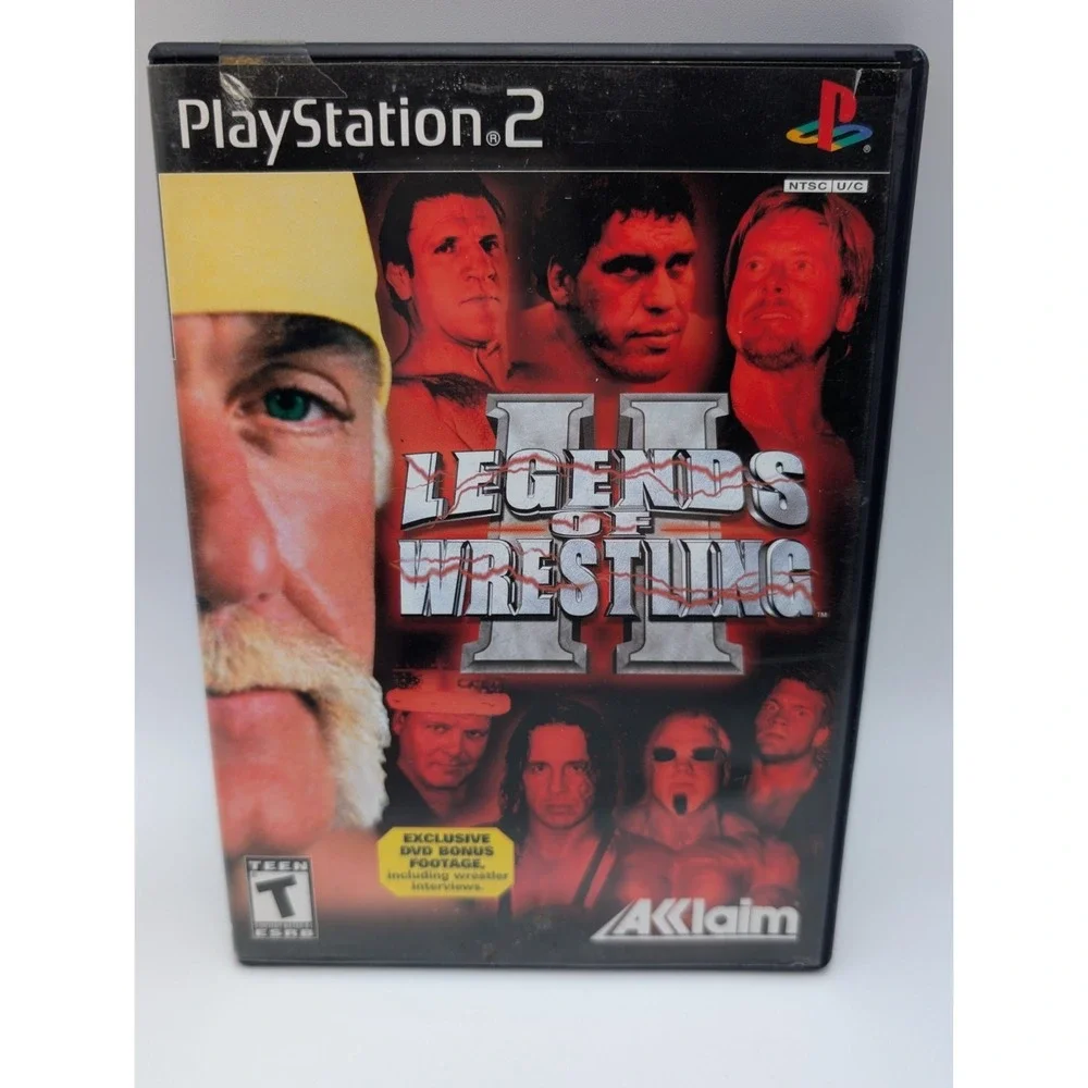 Legends of Wrestling II (Sony PlayStation 2, 2002) Ps2 Near Mint Disc‎